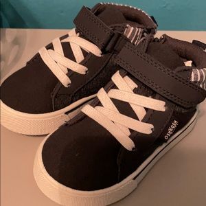 Oshkosh Navy & Denim high top sneakers.